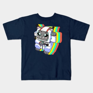 Space Lucky Cat Kids T-Shirt